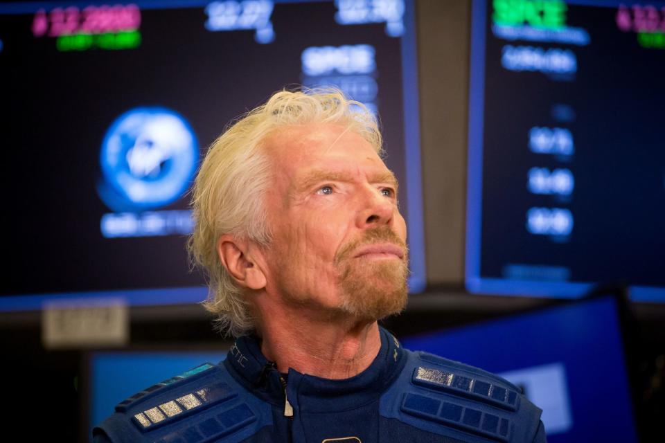 Richard Branson’s Wealth Falls to Earth as Virgin Galactic Sputters