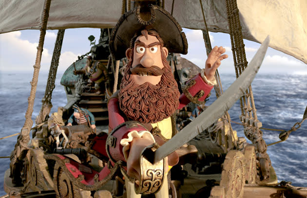 <b>The Pirates! In an adventure with scientists (2012)</b><br><br> Not out until March next year, this sees Aardman return to stop-motion animation as they tell the story of comedy pirates. Hugh Grant and Martin Freeman head up the impressive voice cast. Check out the trailer – there’s a great fish gag.