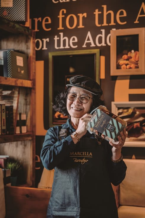 「Marcella瑪莎拉手工餅舖」創辦人曾芝毓，大家都叫她手工餅乾阿姨。攝影/Ray