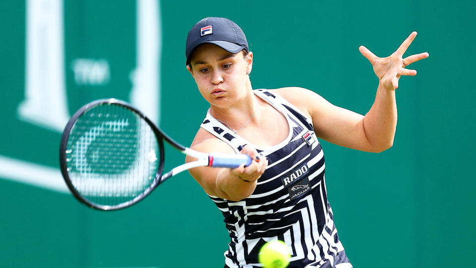 Ash Barty is relieved to have come through a dark time in her career. 