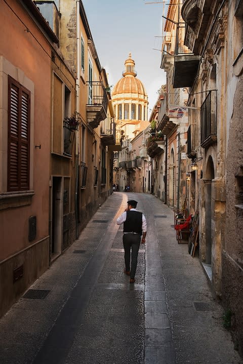 "Narrow streets like these are so evocative. They conjure a feeling – wanderlust, maybe – which explains why we like to travel" - Credit: STEVE MCCURRY/SILVERSEA