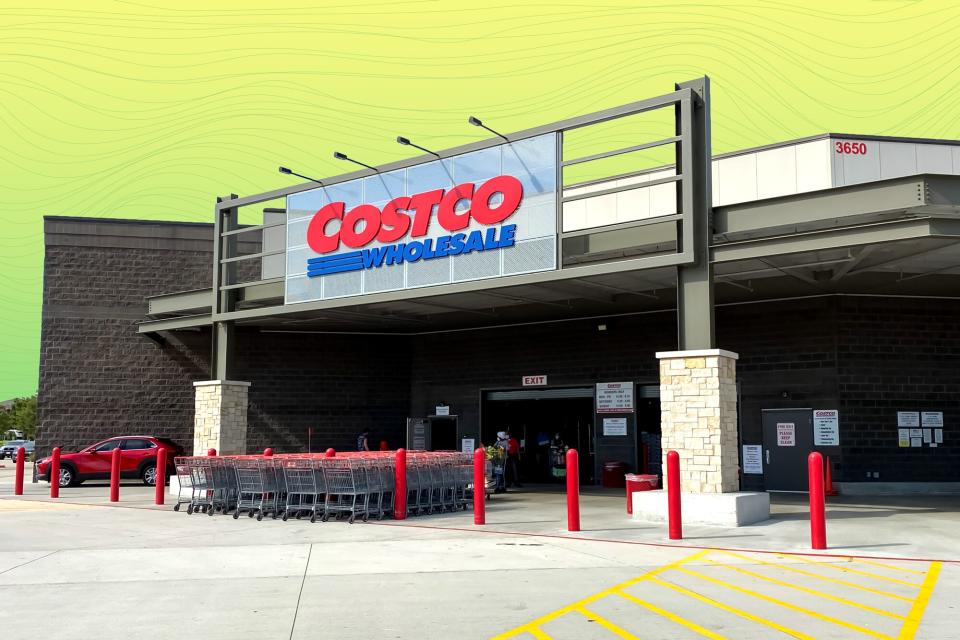 a photo of a Costco storefront