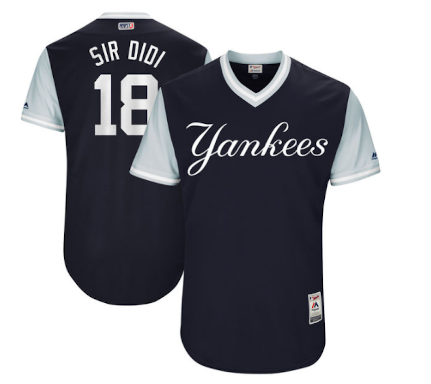Didi Gregorius Players Weekend jersey. (Image via MLB.com)