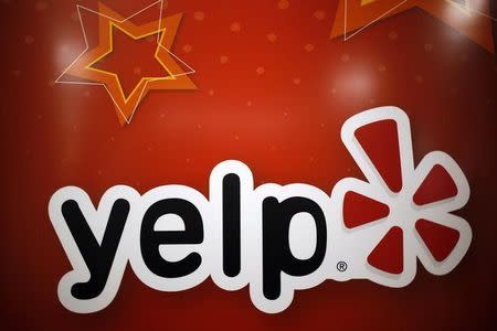 The Yelp Inc. logo is seen in their offices in Chicago, Illinois, March 5, 2015. REUTERS/Jim Young