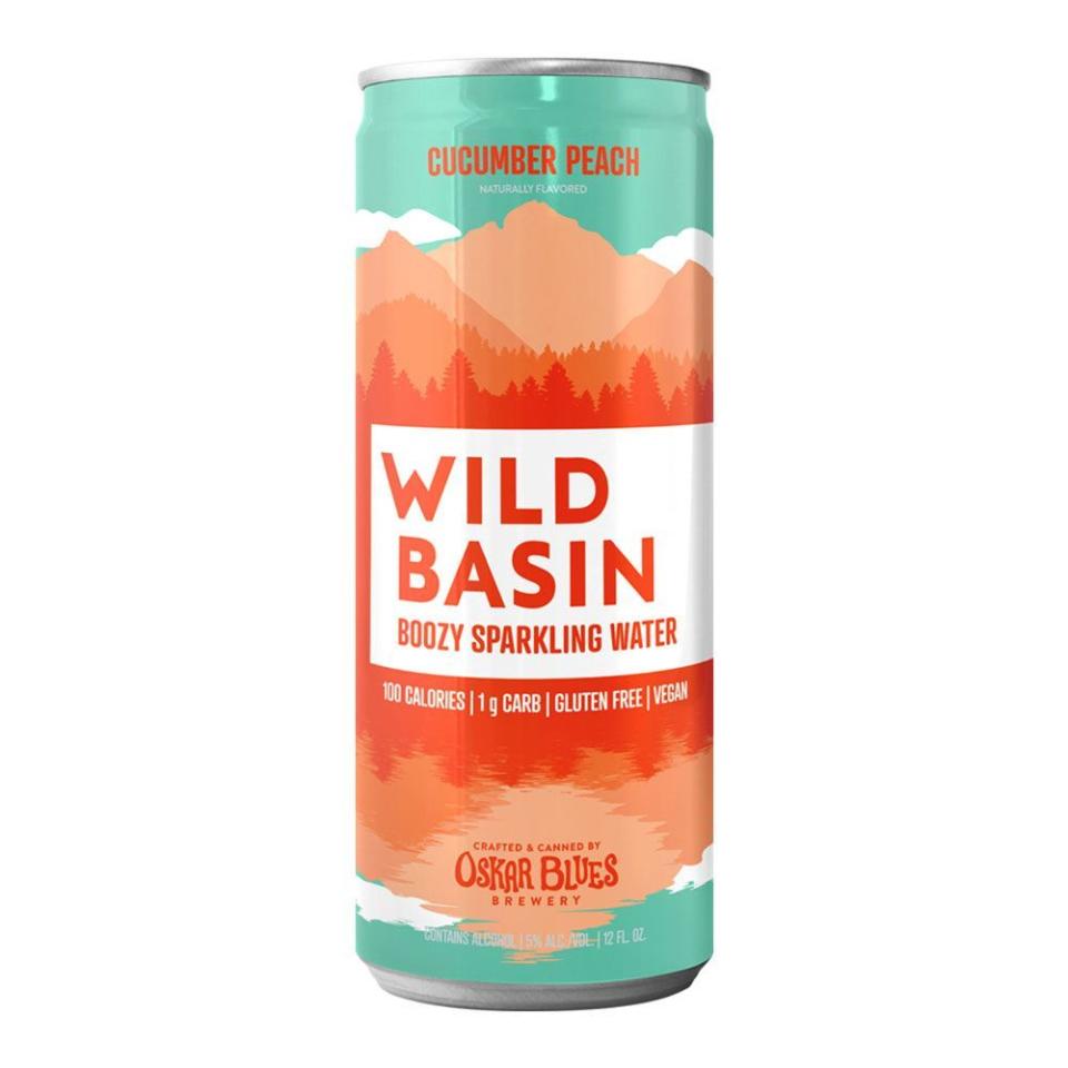 24) Wild Basin Cucumber Peach Boozy Sparkling Water