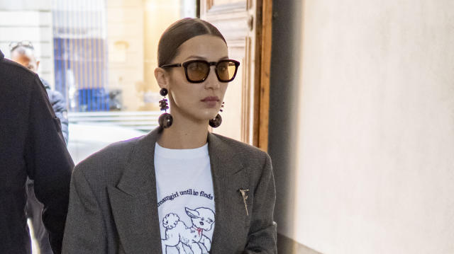 Bella Hadid Likes Her French Handbags With A Soupçon Of History