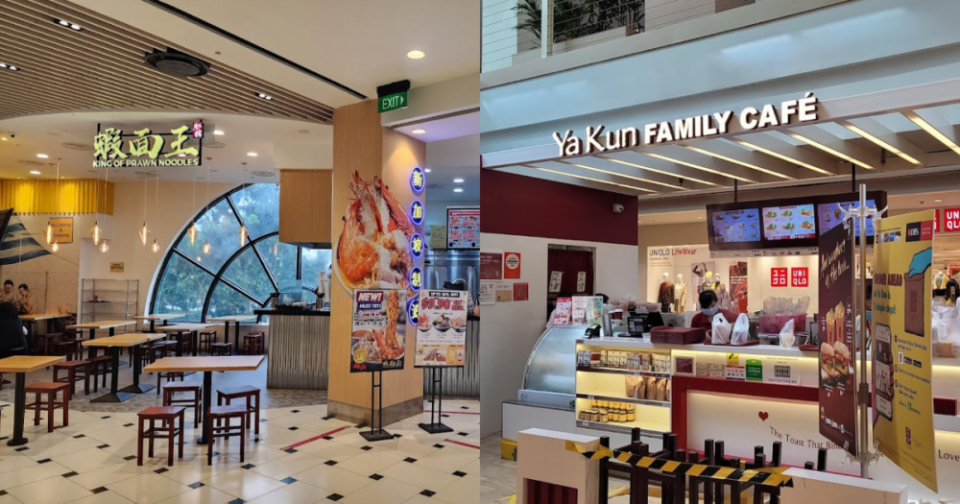 Ya Kun Family Cafe & King of Prawn Noodles suspension - Store front