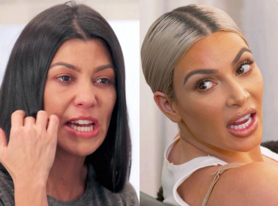 KUWTK, Kim Kardashian, Kourtney Kardashian