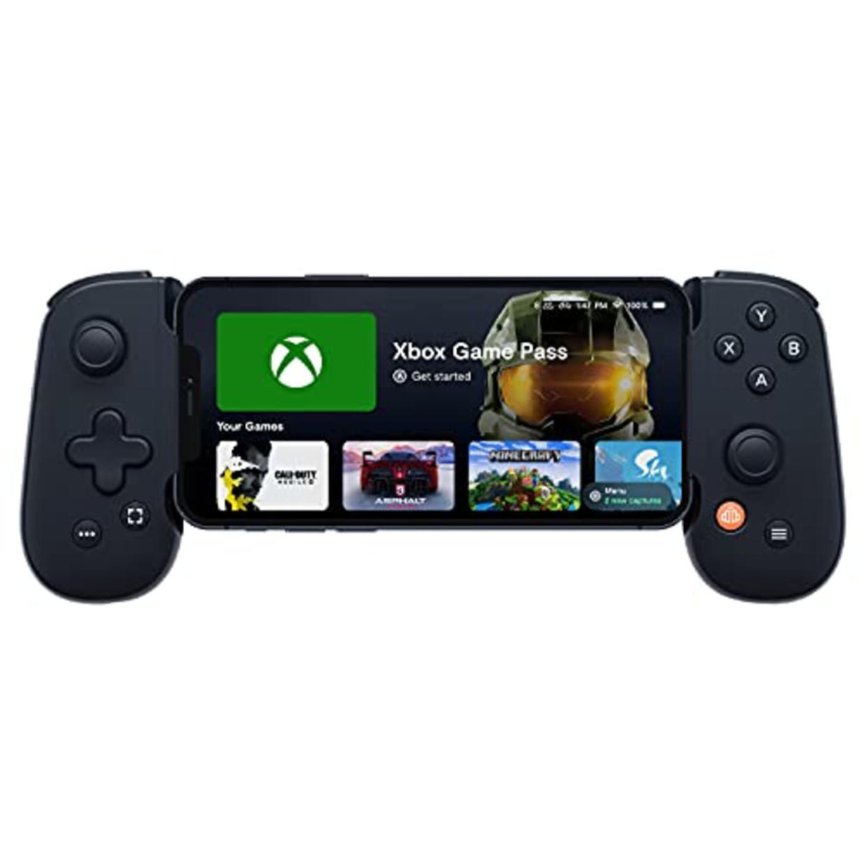 BACKBONE One Mobile Gaming Controller for iPhone (Lightning) - Turn Your iPhone into a Gaming Console - Play Xbox, PlayStation, Call of Duty, Fortnite, Roblox, Minecraft, Genshin Impact & More (AMAZON)