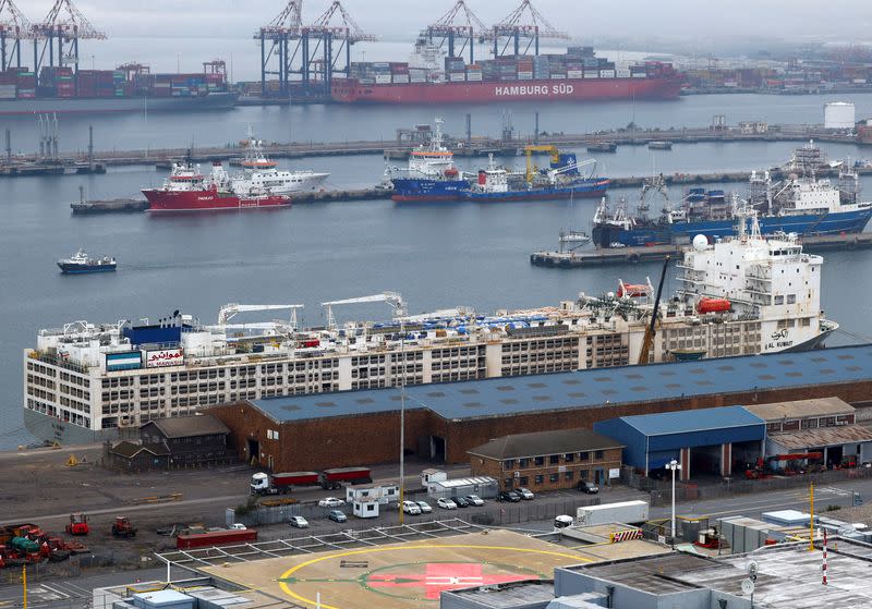 Ship carrying 19,000 cattle causes stench in Cape Town