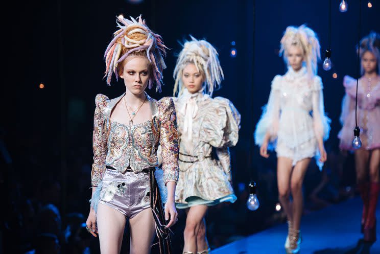  Marc Jacobs debuted his Spring 2017 collection at the Hammerstein Ballroom to close out New York Fashion Week. (Photo: The Washington Post via Getty Images)