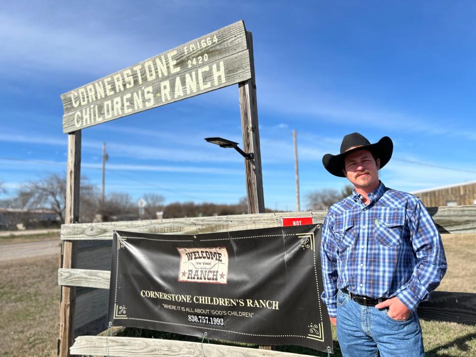 Anson Bills says he helped with the plans for a "take back our border" convoy to converge on Cornerstone Children's Ranch near Eagle Pass, Texas.