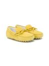 <p><strong>Tod's Kids</strong></p><p>farfetch.com</p><p><strong>$236.00</strong></p><p><a href="https://go.redirectingat.com?id=74968X1596630&url=https%3A%2F%2Fwww.farfetch.com%2Fshopping%2Fkids%2Ftods-kids-bow-detail-loafers-item-15445368.aspx&sref=https%3A%2F%2Fwww.redbookmag.com%2Flife%2Fg34824699%2Fkids-gift-guide%2F" rel="nofollow noopener" target="_blank" data-ylk="slk:Shop Now;elm:context_link;itc:0;sec:content-canvas" class="link ">Shop Now</a></p><p>Driving loafers don't require a license. </p>