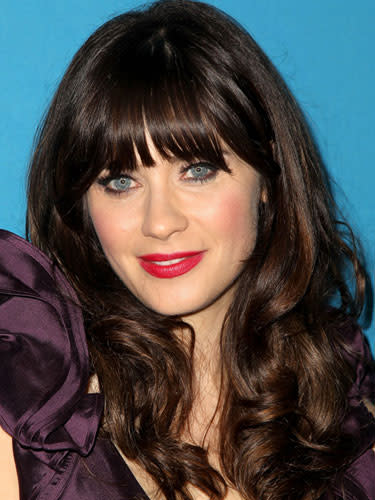 <div class="caption-credit"> Photo by: Jonathan Leibson/Getty</div><div class="caption-title">Bangs that don't flatter your face</div>Bangs always help accentuate the eyes, but can actually work against you if you're trying to downplay certain other features. For example, Zooey Dashanel's straight-cut, blunt bangs make her amazing eyes stand out even more, but they also draw attention to her nose. While this works for her, it could be problematic for others. "If you don't have an amazing nose, than you should do wispy bangs instead of straight across in order to keep the attention on your eyes," says Gabay. <br> <br> <b>More from REDBOOK: <br></b> <ul> <li> <b><a rel="nofollow noopener" href="http://www.redbookmag.com/beauty-fashion/tips-advice/best-at-home-hair-color?link=rel&dom=yah_life&src=syn&con=blog_redbook&mag=rbk" target="_blank" data-ylk="slk:Best At-Home Hair Color Trends;elm:context_link;itc:0;sec:content-canvas" class="link ">Best At-Home Hair Color Trends</a></b> </li> <li> <b><a rel="nofollow noopener" href="http://www.redbookmag.com/beauty-fashion/tiptool/how-to-look-younger#/category1?link=rel&dom=yah_life&src=syn&con=blog_redbook&mag=rbk" target="_blank" data-ylk="slk:43 Sneaky Tricks to Look Younger;elm:context_link;itc:0;sec:content-canvas" class="link ">43 Sneaky Tricks to Look Younger</a></b> </li> </ul>