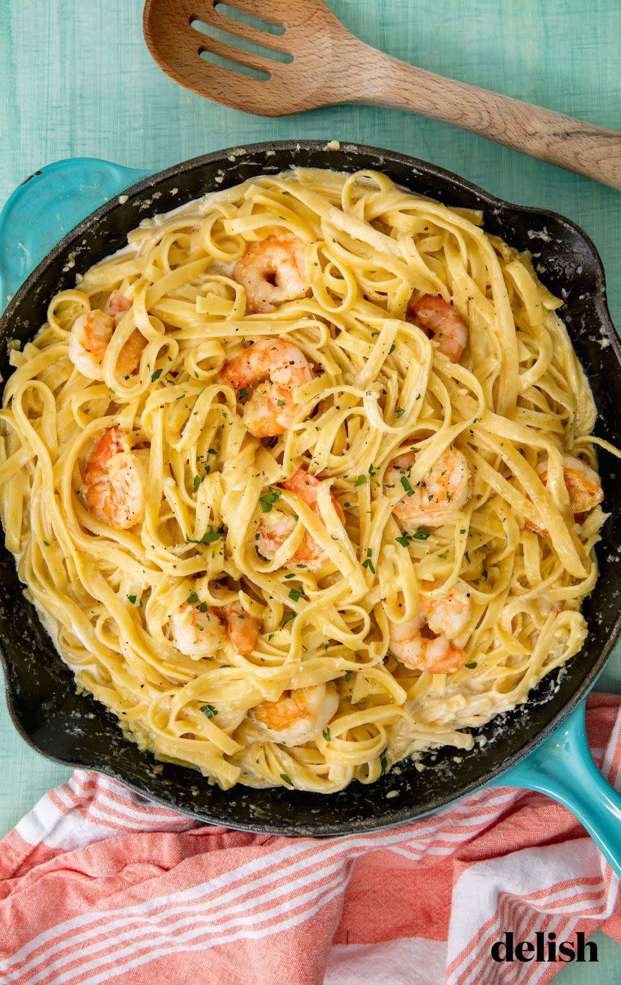 Shrimp Alfredo Fettuccine