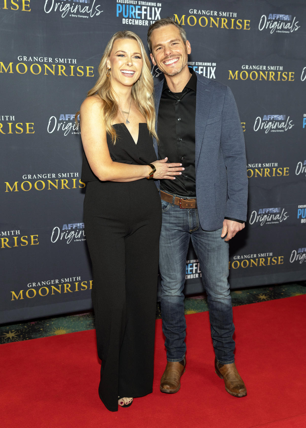 Amber Smith and Granger Smith (Rick Kern / Getty Images for PureFlix)