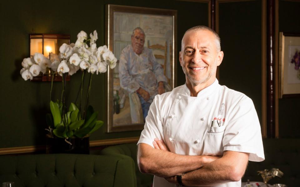 Many top chefs, such as Michel Roux Jnr, are cooking lighter, healthier food - Andrew Crowley for The Telegraph