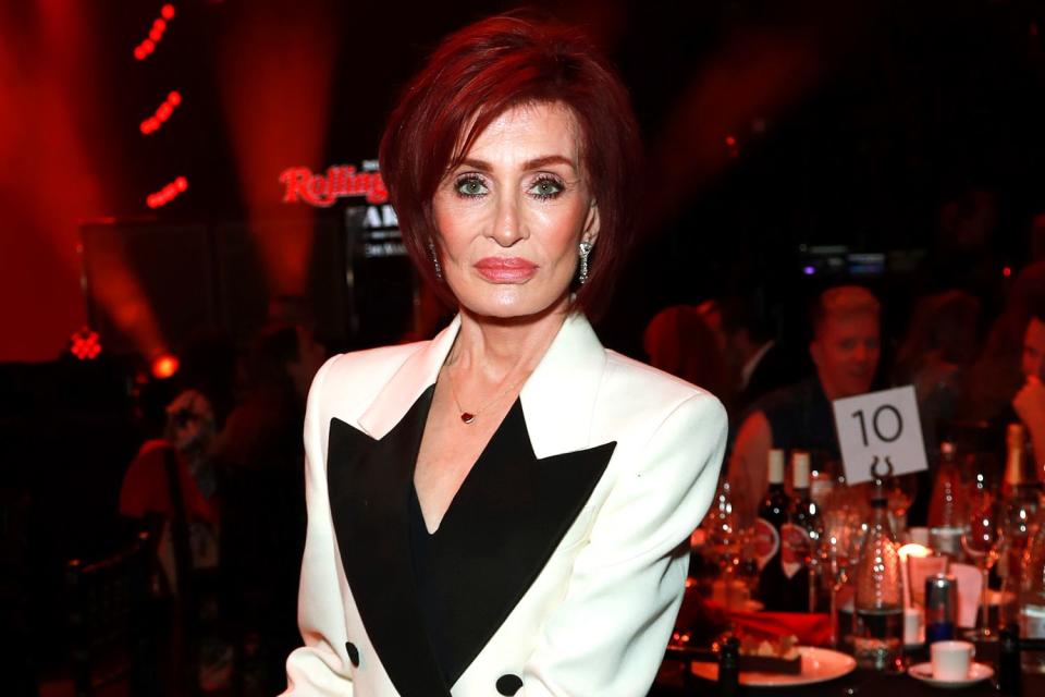 <p>Dave Benett/Getty Images</p> Sharon Osbourne attends the inaugural Rolling Stone UK Awards on Nov. 23, 2023, in London