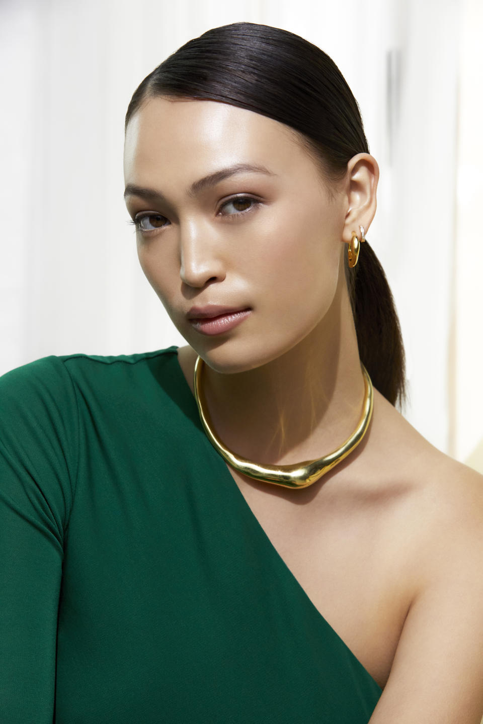 Styles from the Aurate x Halston fine jewelry collection. - Credit: Courtesy