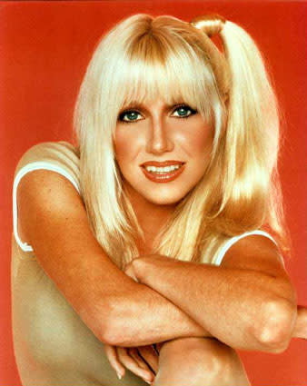 Chrissy Snow on "Three's Company," played by Suzanne Somers 