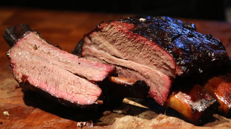 Black's Barbecue giant rib