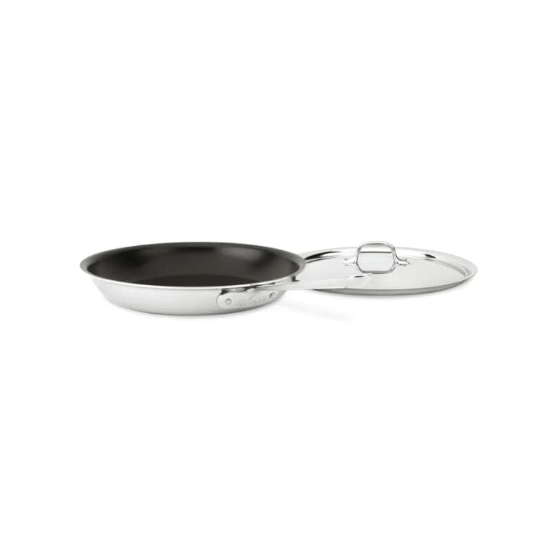 D3 Stainless Nonstick Fry Pan with Lid, 12 inch