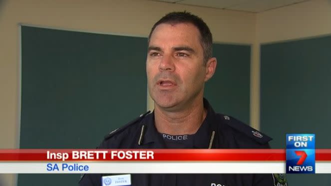 Inspector Brett Foster said police are searching for the stolen vehicle but are yet to track it down. Photo: 7News