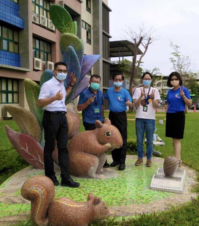 小松鼠跌落瑞豐國小校園　取名「瑞寶」師生樂當褓姆