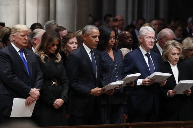 State Funeral Held For George H.W. Bush At The Washington National Cathedral