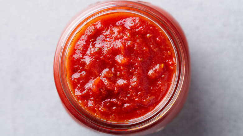 Jar of pasta sauce