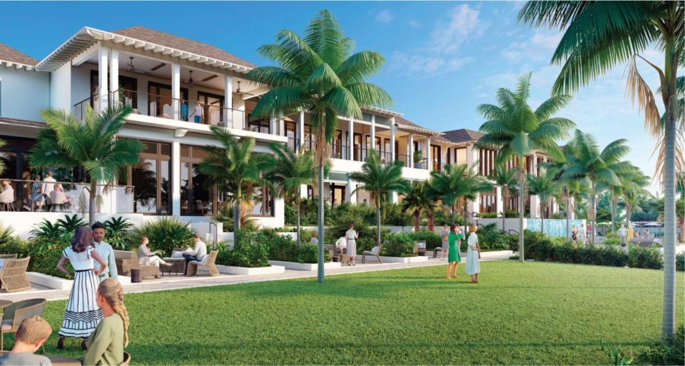 Rendering of Port Royal Club in Naples.