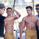 <p>Efron required a shirtless stunt double for the forthcoming comedy <i>Dirty Grandpa</i>. We’ll find out what for when it comes out on Jan. 22.</p><p><i>(Photo: Pacific Coast News)</i></p>