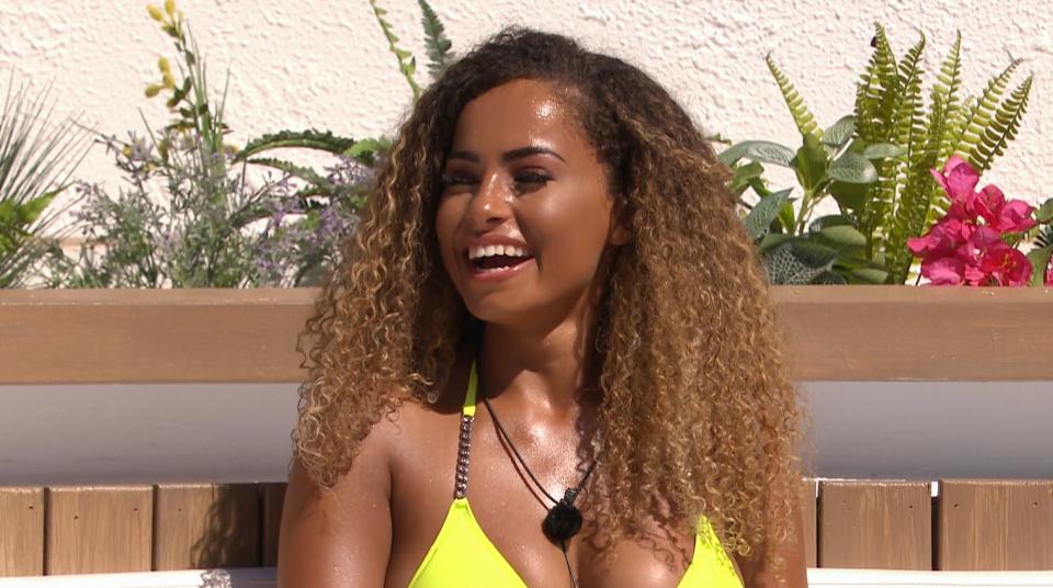 Amber Gill on Love Island 2019 (ITV)