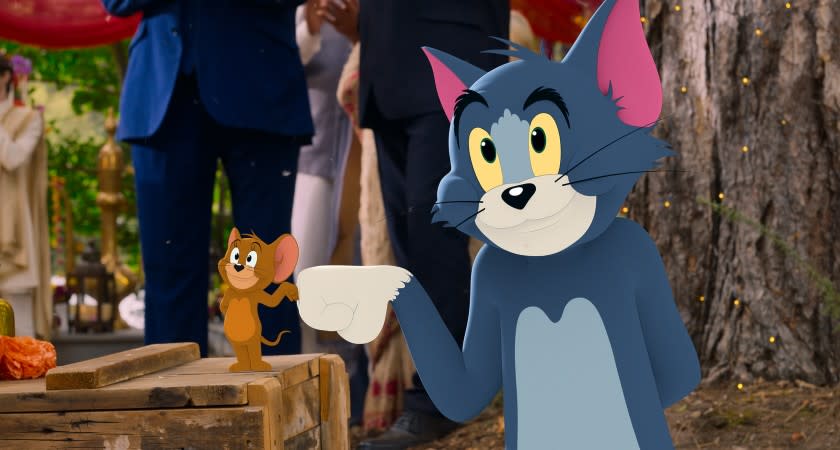 Jerry the mouse and Tom the cat in 'Tom and Jerry'