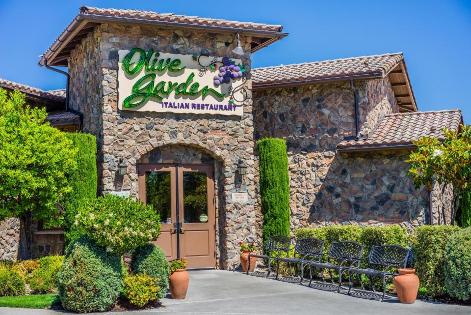 <p>Fan of Olive Garden’s Italian dressing? Just ask for a bottle to take home the next time you’re there and your server will sell one to you. Or you can find a bottle at your nearest <a href="https://www.thedailymeal.com/cook/best-grocery-store-every-state-gallery?referrer=yahoo&category=beauty_food&include_utm=1&utm_medium=referral&utm_source=yahoo&utm_campaign=feed" rel="nofollow noopener" target="_blank" data-ylk="slk:grocery store;elm:context_link;itc:0;sec:content-canvas" class="link ">grocery store</a>.</p>