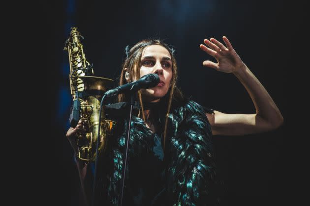 PJ Harvey performing live on stage at the TODays Festival - Credit: LightRocket via Getty Images