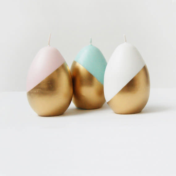 Egg Candles, £6.46, Etsy