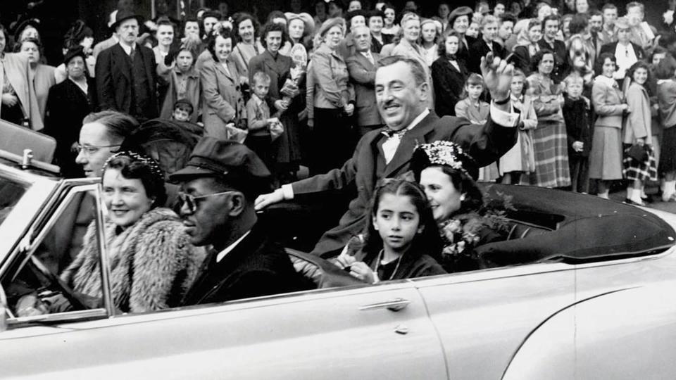 Nancy Pelosi as a child with her father Thomas D’Alesandro, Jr., the mayor of Baltimore. (Courtesy of Nancy Pelosi)