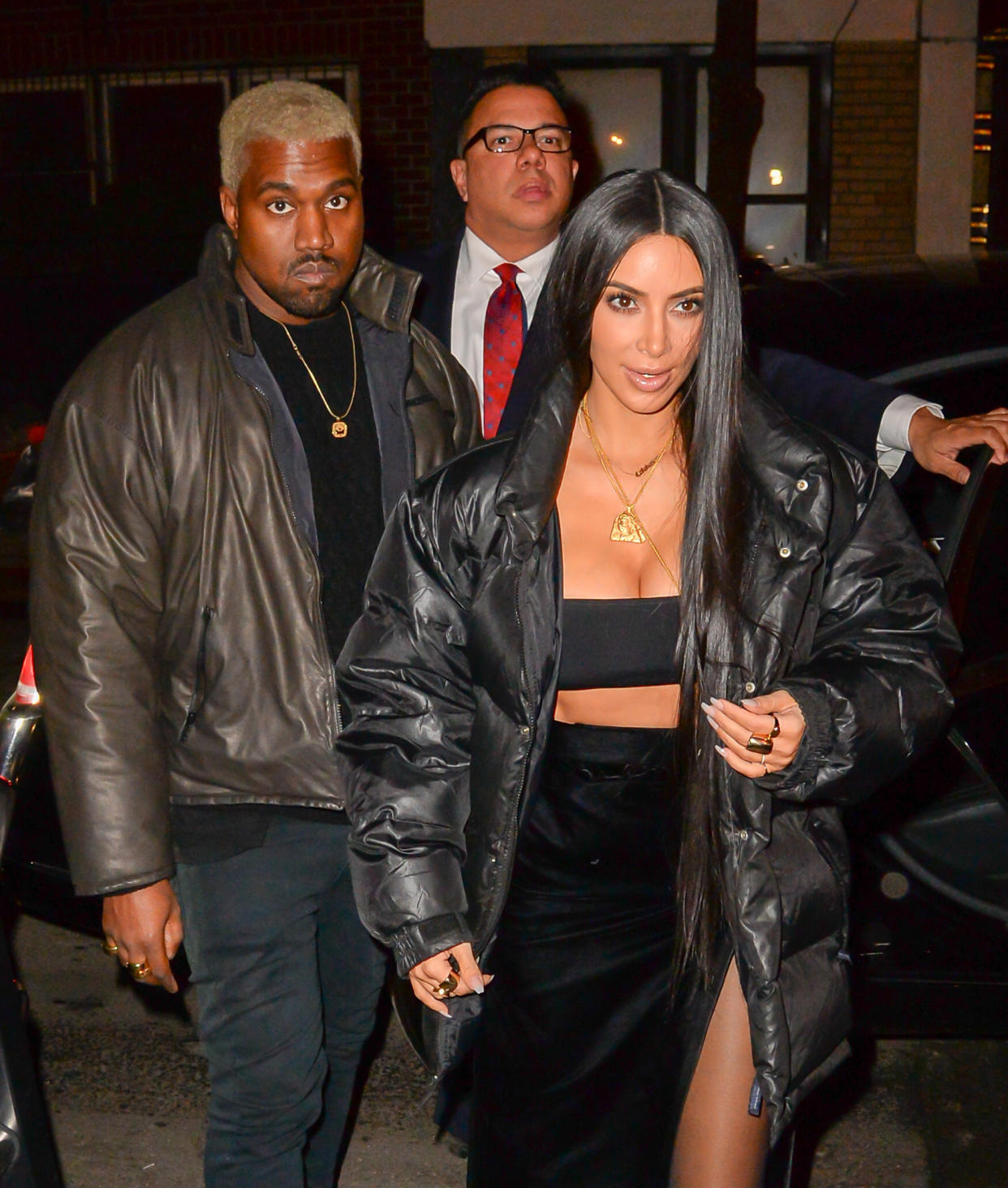 Kanye West and Kim Kardashian. (Photo: Getty Images)