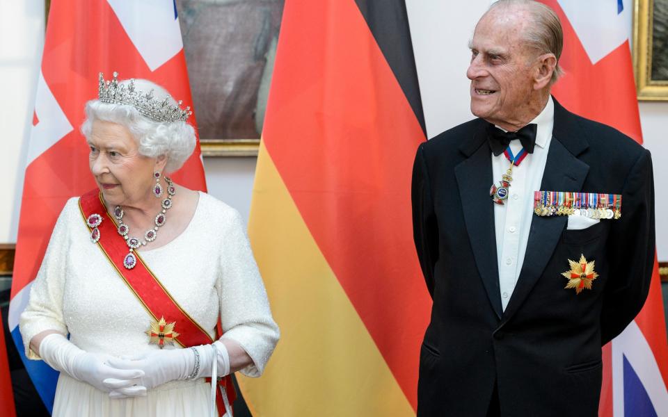 Queen Elizabeth II in Berlin with Prince Philip in 2015 - Michael Ukas - Pool/Getty Images