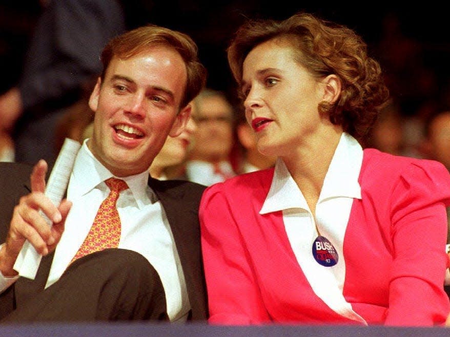 Dorothy Bush Koch and husband Bobby Koch