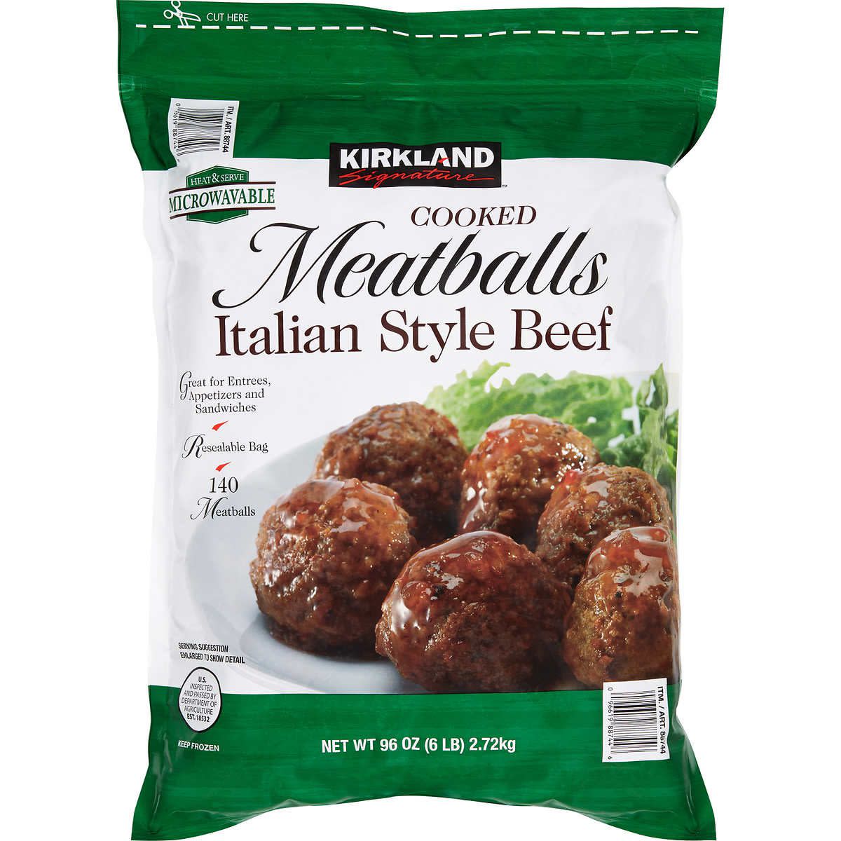 Kirkland Signature Meatballs, 6 lbs.