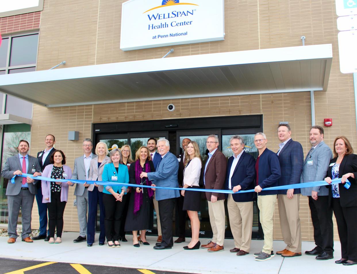 WellSpan Health held a ribbon cutting on March 6 for the new WellSpan Health Center at Penn National near Fayetteville, Pa. Attendees included officials of WellSpan, the Penn National retirement community and the Waynesboro and Chambersburg chambers of commerce.