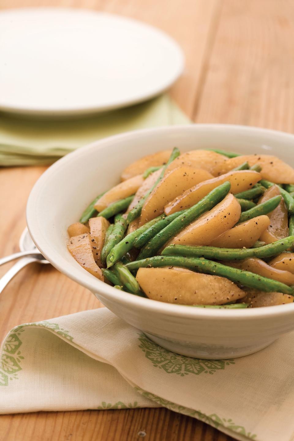 Sautéed Green Beans and Pears