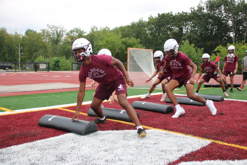 Johnson City players all business in preparation for 2023 football season.