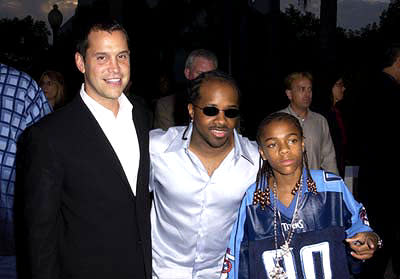 Brian Robbins , Jermaine Dupri and Lil Bow Wow at the LA premiere of Paramount's Hardball