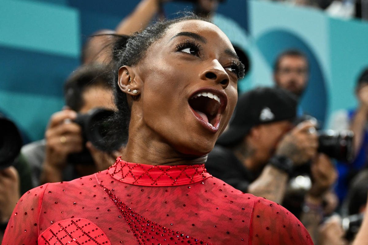 'Never say never' Simone Biles doesn't rule out competing in the 2028