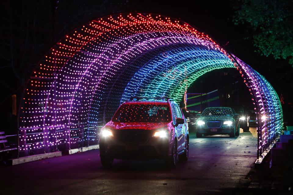 Westchester's Winter Wonderland drive-thru holiday light extravaganza opens at Kensico Dam Nov. 24, 2023 in Valhalla.