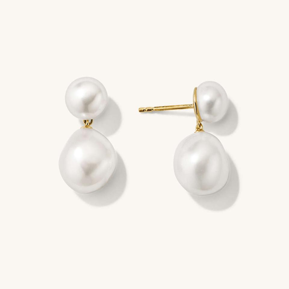 Mejuri Bold Pearl Earrings