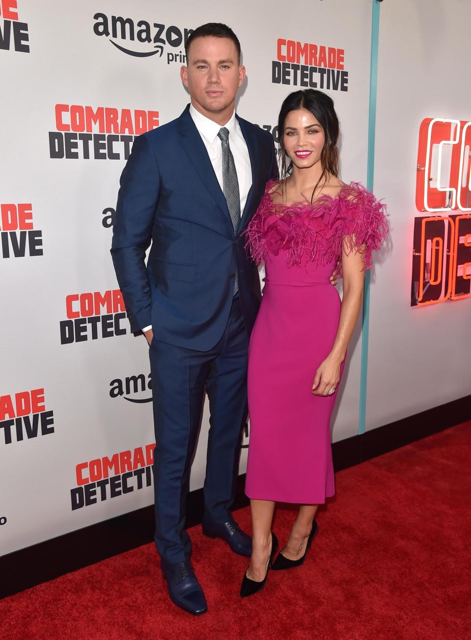 Actors Channing Tatum and Jenna Dewan Tatum (Alberto E. Rodriguez)